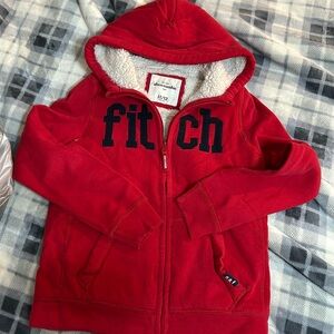 Abercrombie Kids Boys fur lined hoodie
